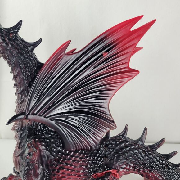 Fire Dragon Red & Blue Set 19" LED Lighted Dungeons & Dragons Magic RPG Fantasy - Picture 16 of 16